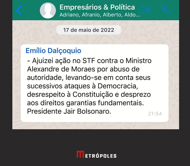 Coluna, A fake news do WhatsApp de Bolsonaro pode