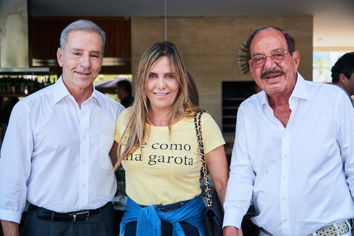 Luiz Estevão, a Vice-Governadora Celina Leão e Gilberto Salomão