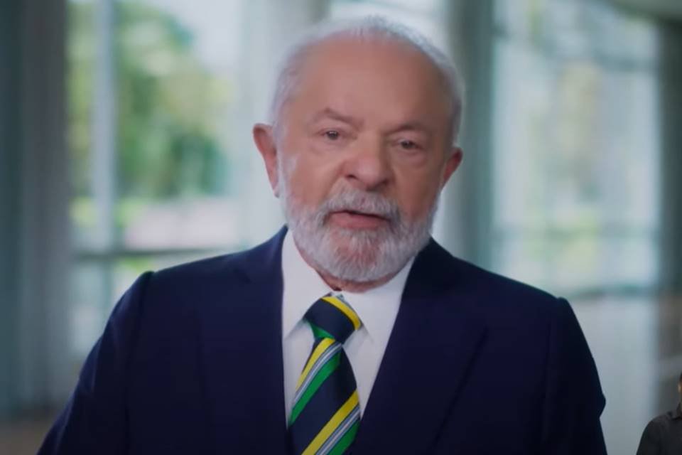 Foto colorida do pronunciamento de Lula sobre o dia 7 de setembro - Metrópoles