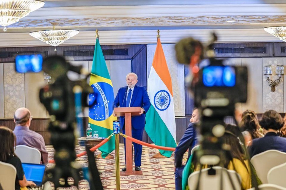 Lula faz coletiva na Índia após o G20 e fala de Bolsonaro e Putin