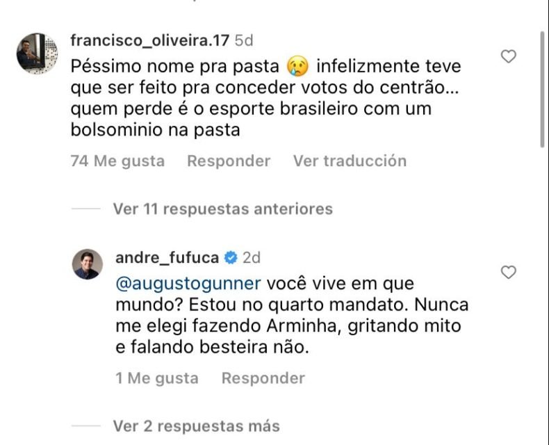 Instagram André Fufuca