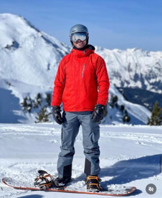Homem na neve