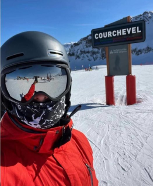 Homem na neve