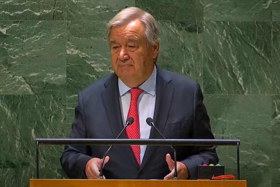 António Guterres é secretário-geral da ONU