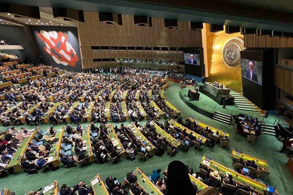 Imagem colorida mostra Lula abriu os discursos dos chefes de Estado da ONU - Metrópoles