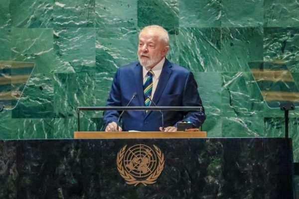 Imagem mostra Lula falou da incapacidade dos países da ONU em resolver o conflito entre Ucrânia e Rússia - Metrópoles