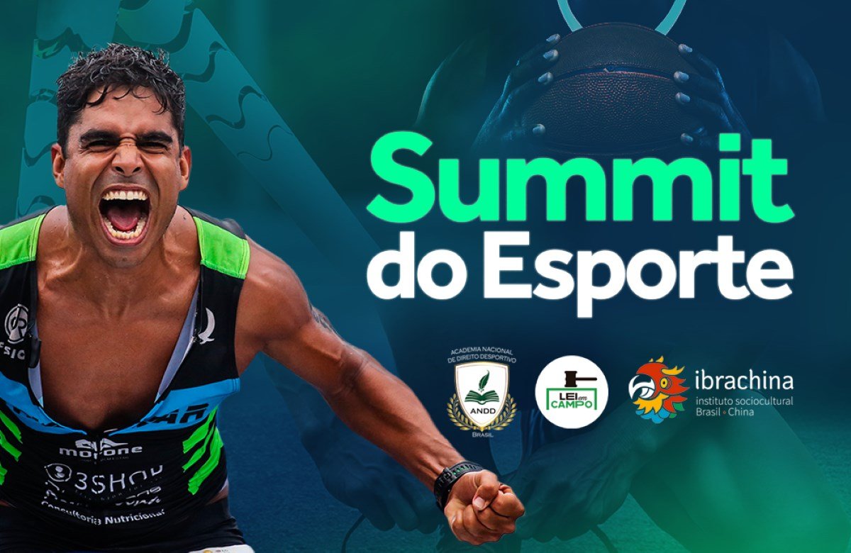 Imagem colorida da divulgação do evento Summit do Esporte, promovido na COB Expo- Metrópoles