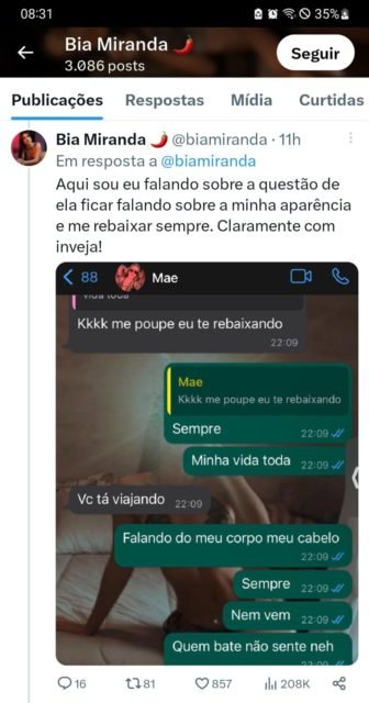 Marido De Jenny Miranda Detona Bia Após Exposed “andava Com Bandidos” Metrópoles 