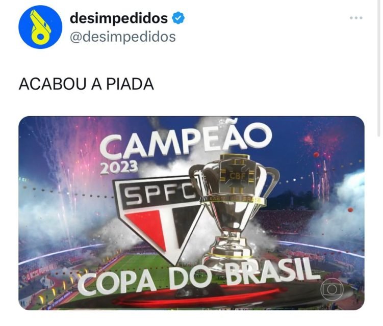 Veja memes da classificação do São Paulo à final da Copa do Brasil