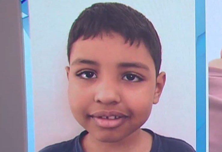 Foto colorida do menino Caio que foi morto pelo imrão em são paulo - metrópoles