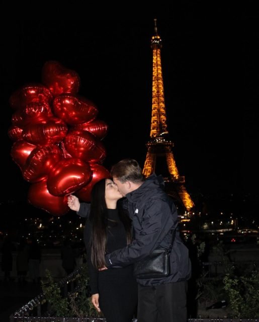 Mariely Santos e o noivo, André Santis ficam noivos em Paris - Metrópoles