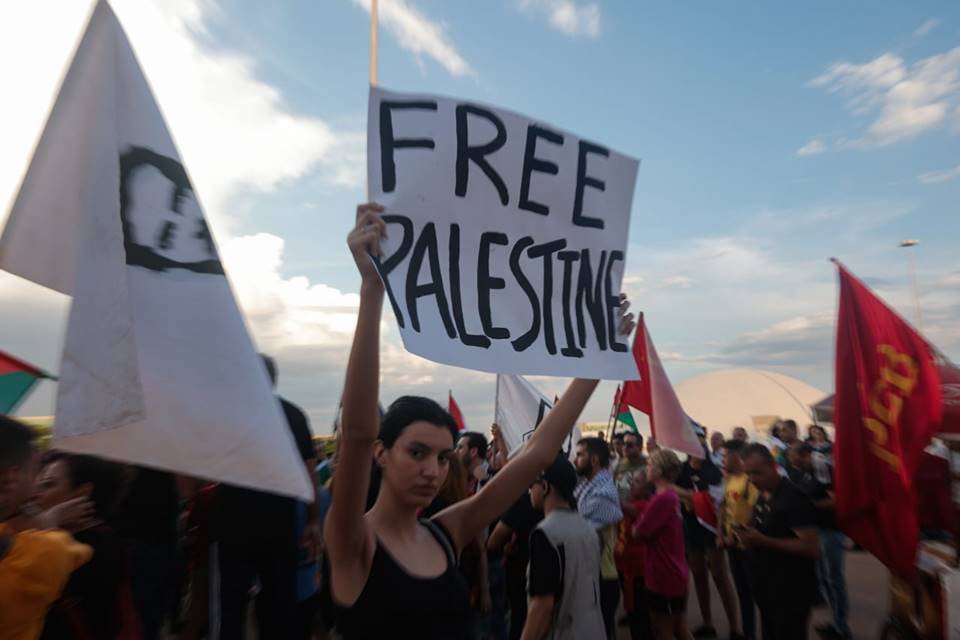 Vídeo: grupos pró e contra causa palestina brigam em Brasília | Metrópoles