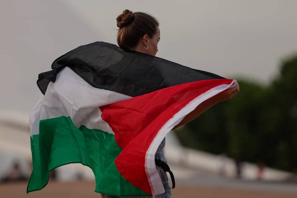 Vídeo: grupos pró e contra causa palestina brigam em Brasília | Metrópoles