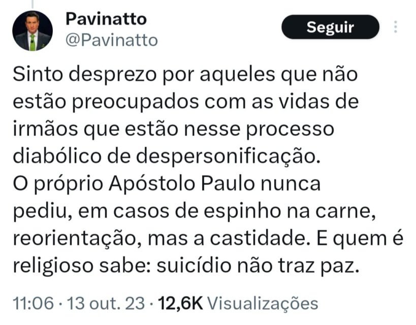 Print do jornalista Tiago Pavinatto sobre o suicídio de Karol Eller - Metrópoles