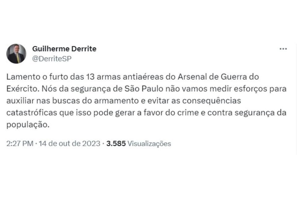 Armas desaparecidas: Exército mantém 160 militares aquartelados