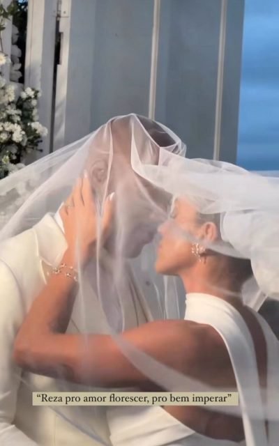 Foto colorida casamento Rafael Zulu e Aline Becker - Metrópoles