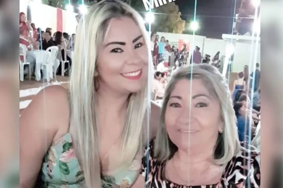 Foto colorida de Rafaela Vasconcelos de Maria e Maria Socorro de Vasconcelos, assassinadas no Ceará - Metrópoles