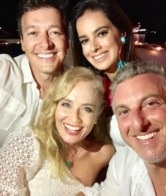 Rodrigo Faro, Angélica, Vera Viel e Luciano Huck