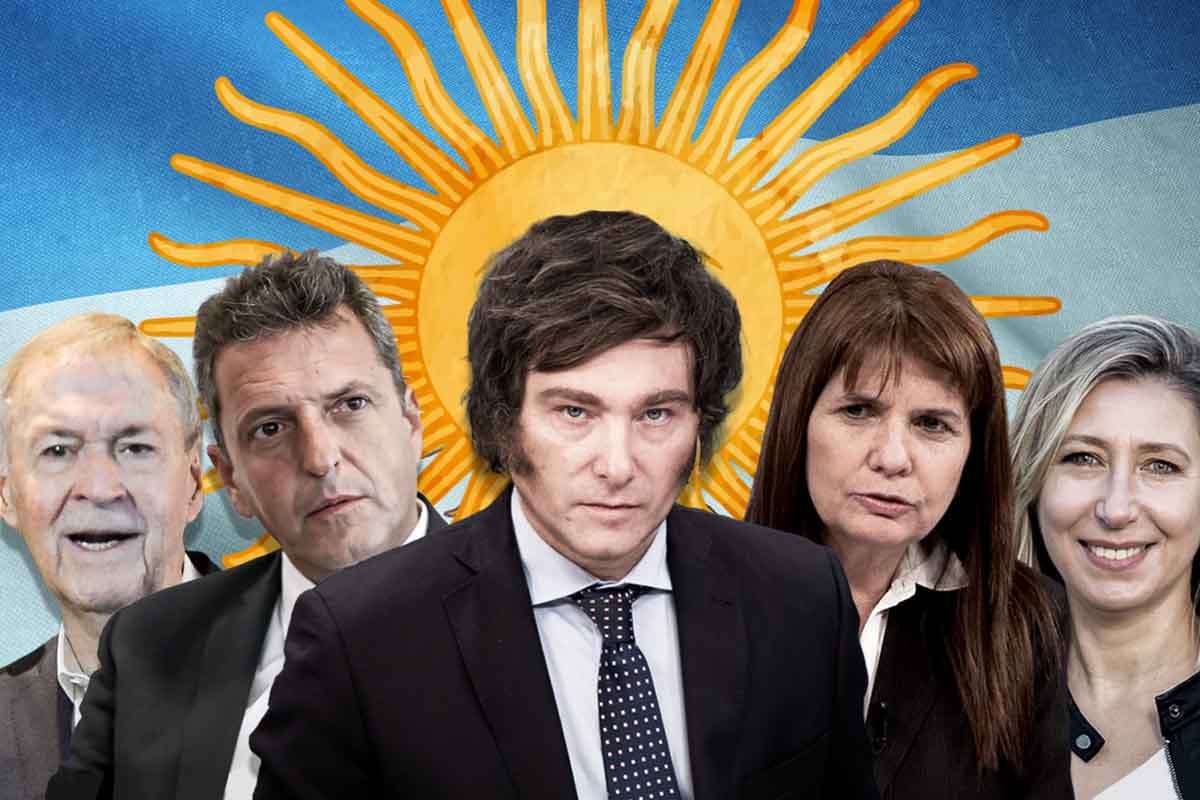 imagem colorida arte candidatos argentina - metrópoles