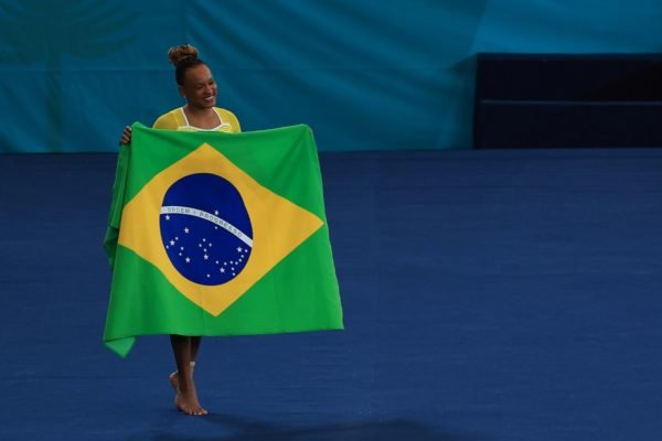 Rebeca Andrade conquista ouro no Pan-Americano