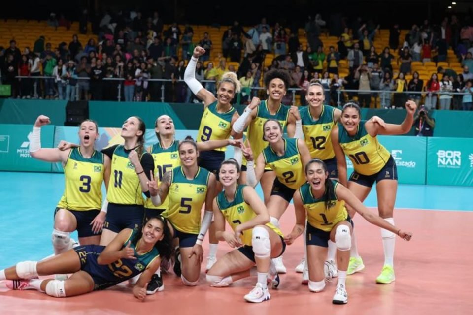 Pan 2023: Brasil vence o Canadá e é ouro no vôlei de praia feminino