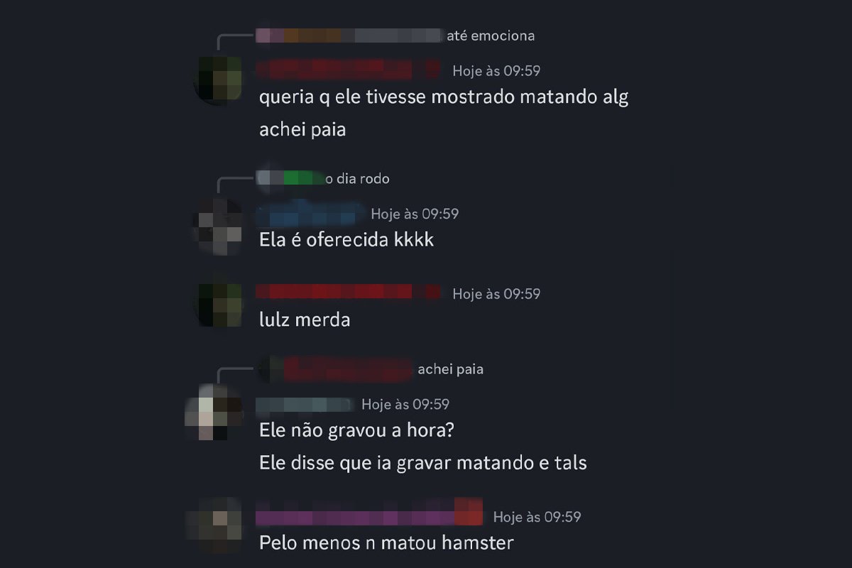 O que vi - e não queria - no Discord, rede onde se propagam ataques a  escolas