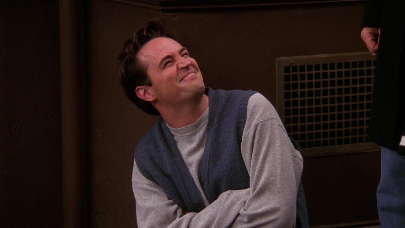 Matthew Perry como Chandler Bing - Metrópoles