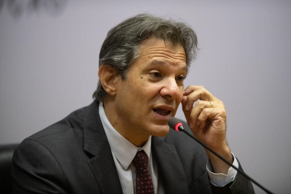 Imagem colorida do O ministro da Fazenda, Fernando Haddad