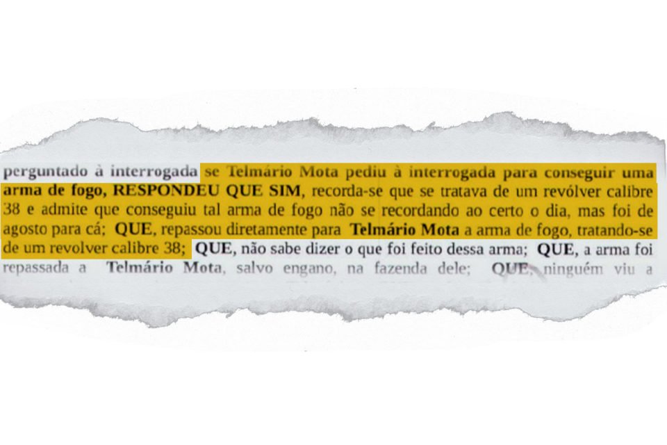 trecho de depoimento caso antonia e telmário