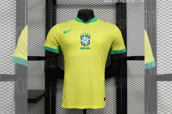 Imagem colorida uniforme vazado da Seleção Brasileira- Metrópoles