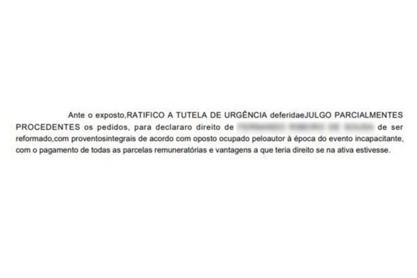 Imagem em preto e branco com texto de processo judicial