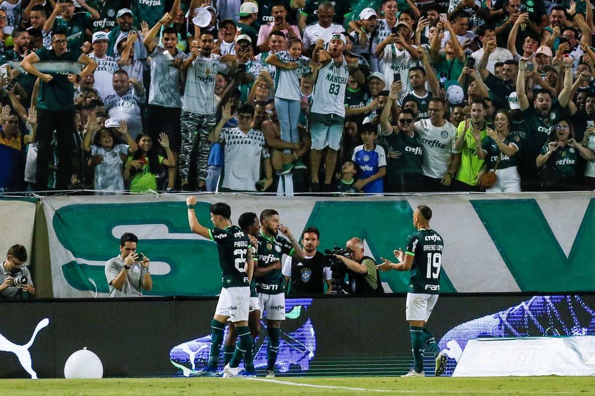Palmeiras se iguala em pontos com o líder do Brasileiro e joga pressão no  Botafogo; simule os jogos, palmeiras
