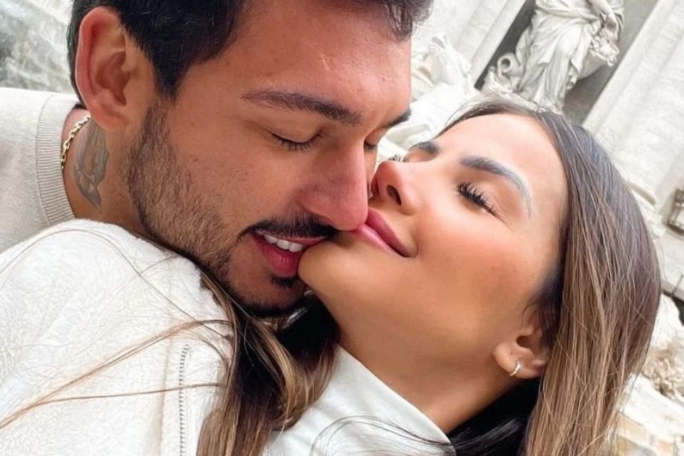 Luana Andrade e seu noivo, João Hadad