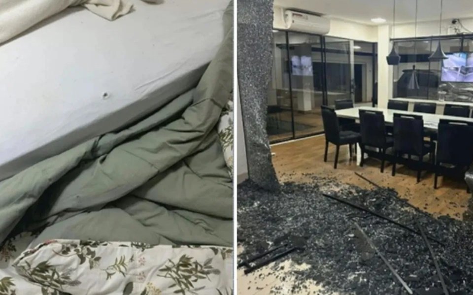 Foto print colorido da casa destruída de ex de prefeito de Goiás