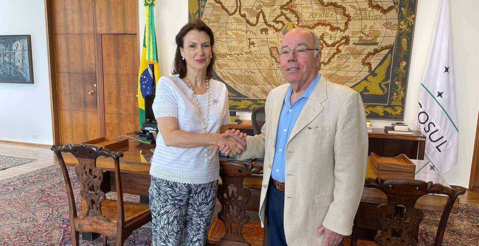 Diana Mondino e Mauro Vieira