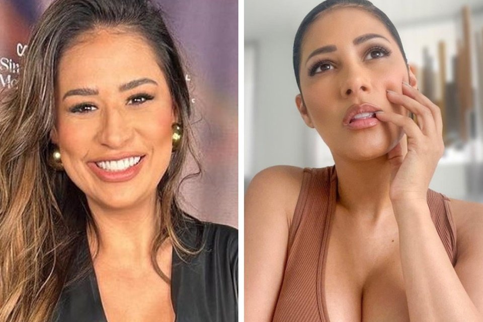 Montagem feita a partir de fotos das redes sociais de Simone e Simaria - Metrópoles