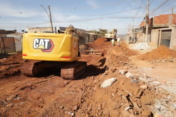 Imagem colorida - Obras GDF no Sol Nascente - Metrópoles