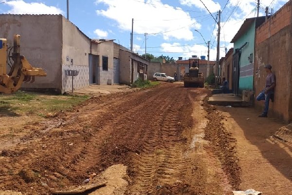 Imagem colorida - Obras GDF no Sol Nascente - Metrópoles