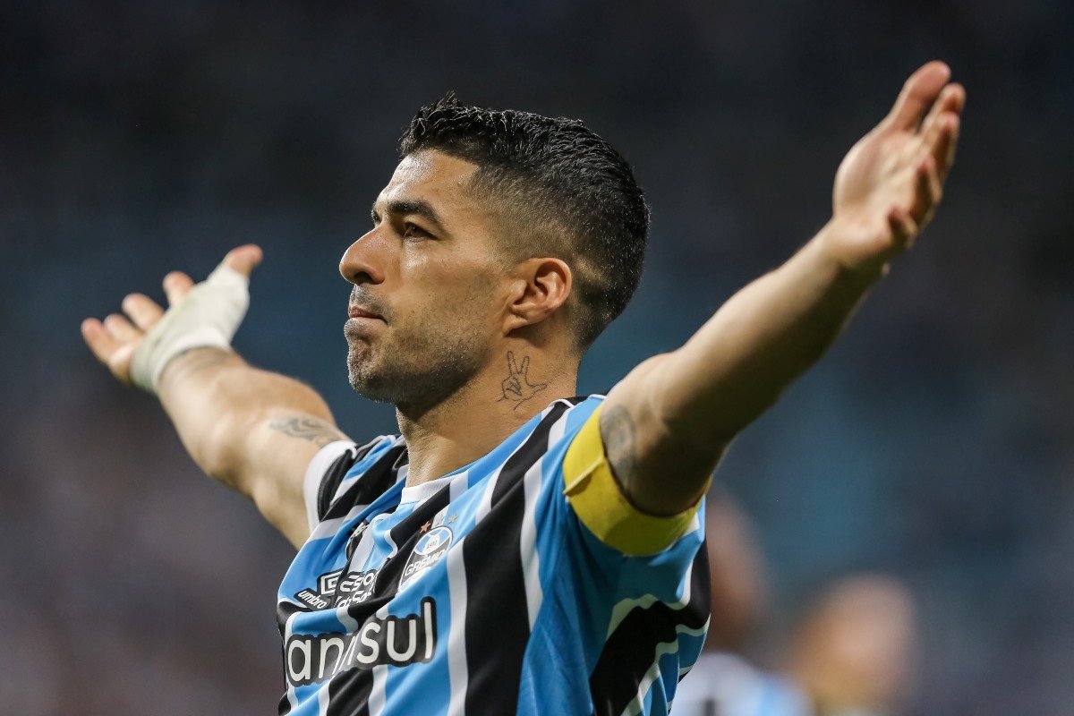 Luis Suárez participou de 44% dos gols do Grêmio no Brasileirão