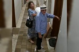 Imagem de câmera de segurança mostra o suposto agressor no caso de injúria racial que envolveu, por engano, o ministro Mauro Vieira