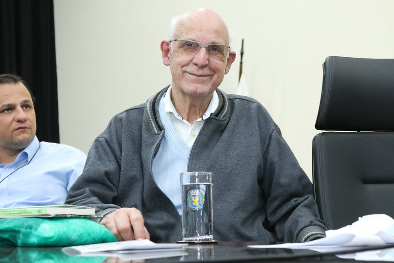 Padre Júlio Lancellotti em sessão na Câmara dos Vereadores de Campinas