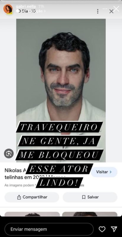 Print do exposed de Nikolas Antunes feito por travesti - Metrópoles