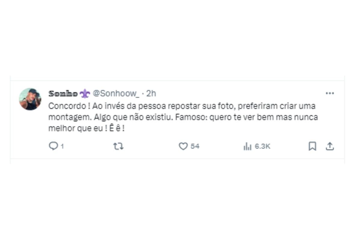 Tuítes com opiniões sobre a atitude de Ludmilla de mandar indireta sobre as montagens com a foto dela e da Beyoncé - Metrópoles