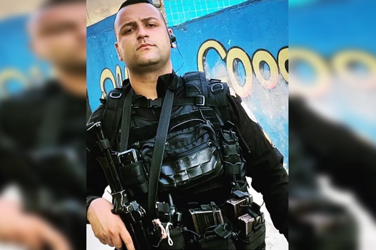 Imagem colorida mostra Leonardo Maciel da Rocha, de 33 anos, policial morto em operação no Rio de Janeiro - Metrópoles