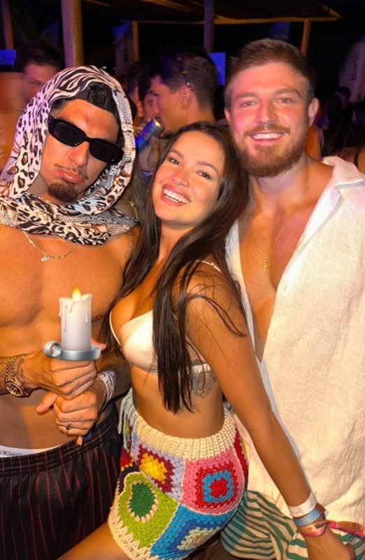 Gabriel Medina, Juliette e Kaique Cerveny