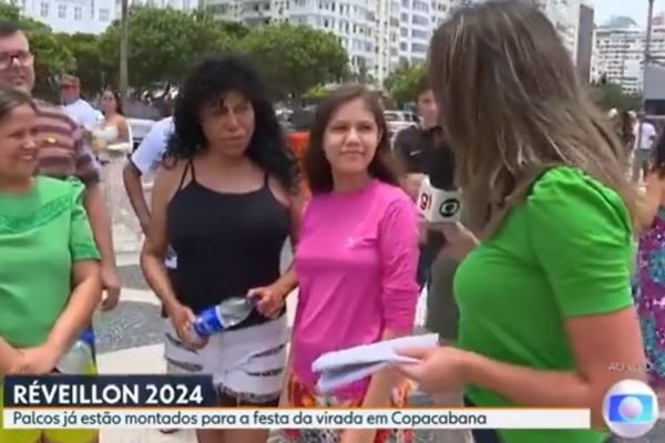 Repórter da Globo passa por embaraço