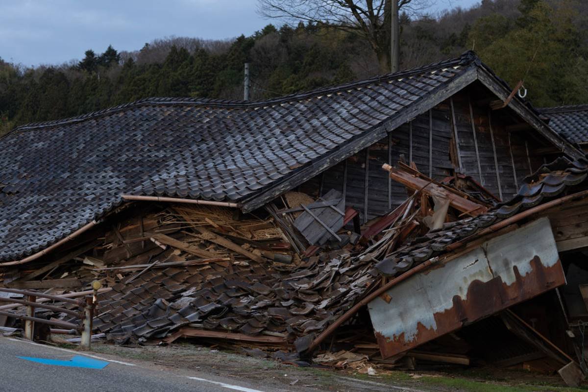 Imagens do terremoto no Japão