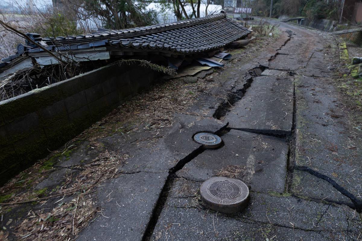 Imagens do terremoto no Japão