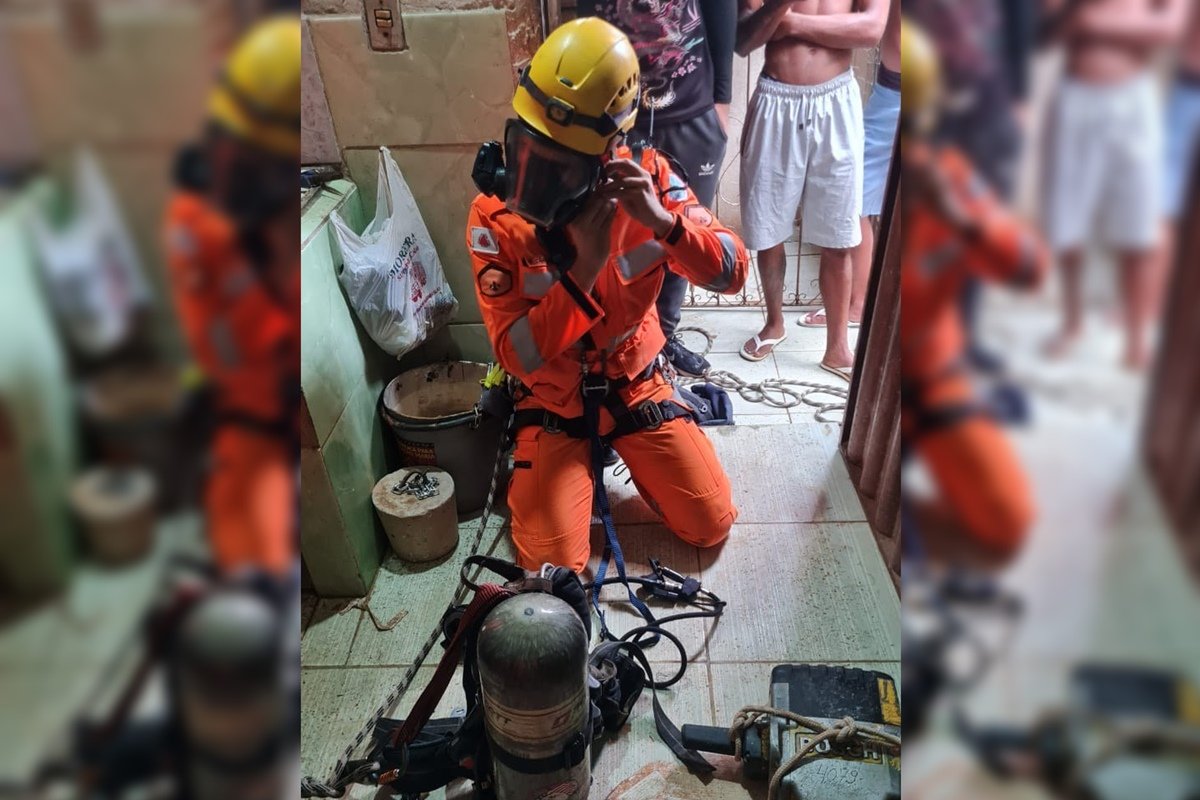 Poço onde idoso morreu