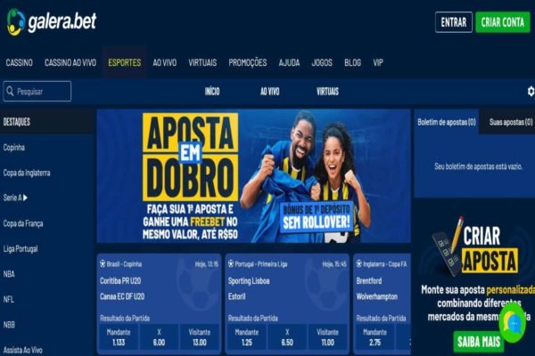 Código promocional Galera bet dá acesso a um mundo de apostas esportivas